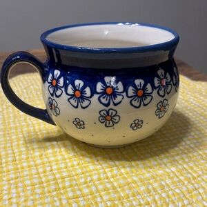 Polish Pottery Coffee Mug